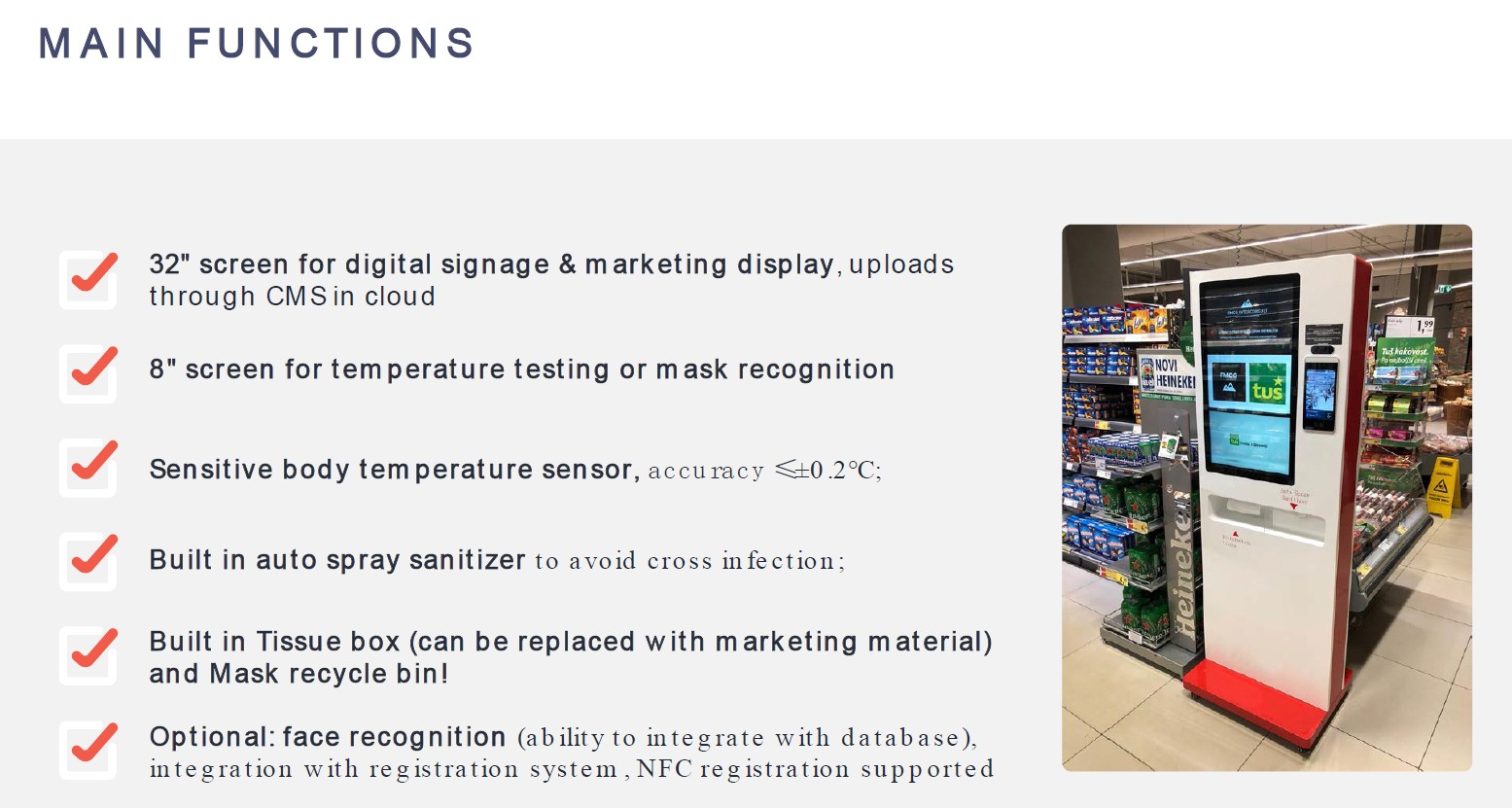 LINX, Process Management & Consulting - Disinfection terminal all in one